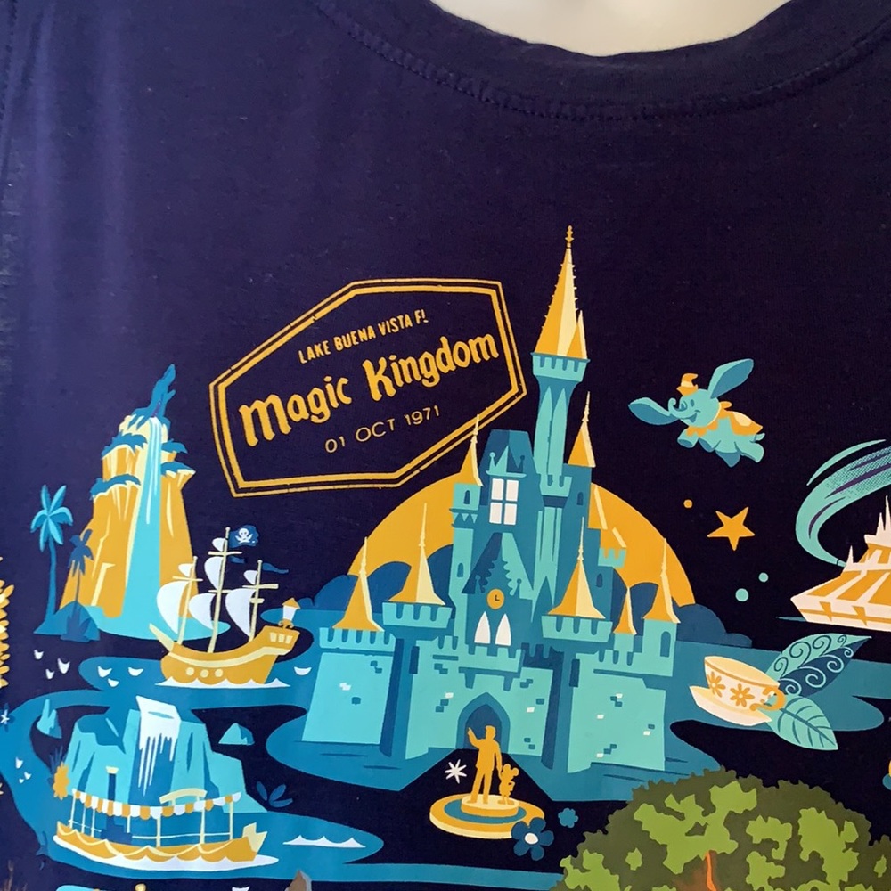 Disney Parks Sleeveless Discover the Magic Top - Picture 2 of 6